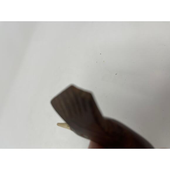 Vintage Ironwood Long Tail Bird Figurine Hand Carved Wood - Picture 6 of 8